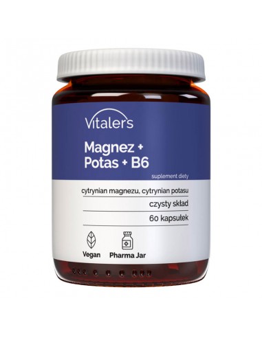 Vitaler's Магний 100 мг + Калий 150 мг + B6 10 мг - 60 капсул