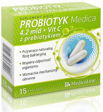 Пробиотик Medica 4,2 млрд + Vit C с пребиотиком