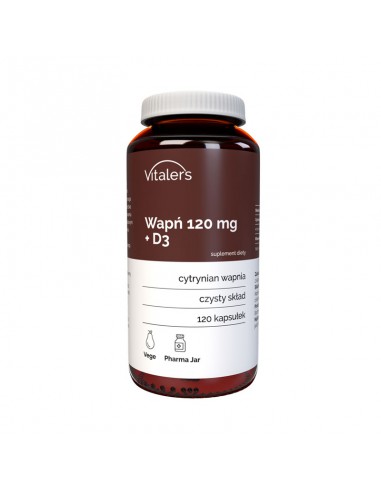 Vitaler's Кальций 120 мг + D3 - 120 капсул