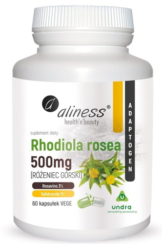 Rhodiola rosea (Родиола розовая) 500мг x 60 Vege капсул