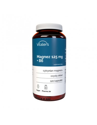 Vitaler's Магний 125 мг + B6 12,5 мг - 120 капсул